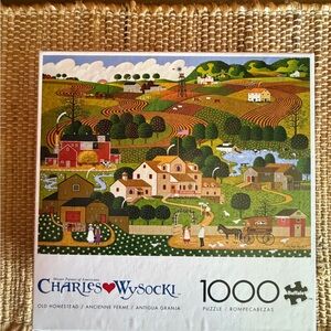 Charles Wysocki "Old Homestead" 1000-Piece Jigsaw Puzzle - Multi